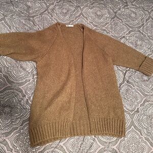ZARA - Oversized Cardigan in Camel